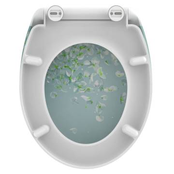 SCHÜTTE Flower in the Wind Toilet Seat - Soft-Close & Quick Release