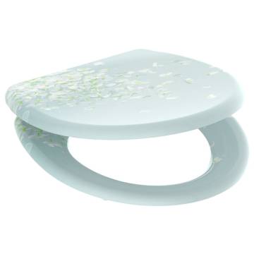 SCHÜTTE Flower in the Wind Toilet Seat - Soft-Close & Quick Release