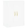 Stylish White Highboard | 69.5x34x180 cm | Hipomarket