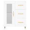 Stylish White Highboard | 69.5x34x180 cm | Hipomarket