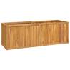 Raised Bed 150x50 cm Solid Teak - Perfect for Your Garden