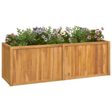 Raised Bed 150x50 cm Solid Teak - Perfect for Your Garden