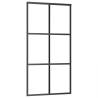 Sliding Door with Hardware Set - ESG Glass & Aluminium 102x205 cm