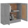 Concrete Grey Book Cabinet - Stylish & Durable Storage Solution