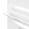 Shoe Cabinet White 63x24x103 cm - Stylish Storage Solution