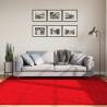 Rug HUARTE Short Pile Soft and Washable Red 200x200 cm Colour red Size 200 x 200 cm 