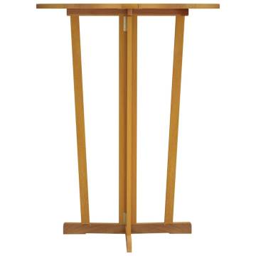 Folding Bar Table 90x65x105 cm - Solid Teak Wood Elegance