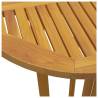 Folding Bar Table 90x65x105 cm - Solid Teak Wood Elegance