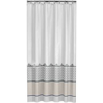 Sealskin Marrakech Silver Shower Curtain - 180 cm | Hipo Market