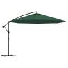 Cantilever Umbrella 3.5 m Green - UV Protection & Stability