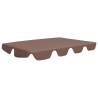 Replacement Canopy for Garden Swing - Brown 188/168x145/110 cm