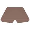 Replacement Canopy for Garden Swing - Brown 188/168x145/110 cm