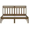 Honey Brown Solid Wood Pine Bed Frame 120x200 cm | HipoMarket