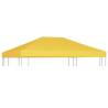 Durable Yellow Gazebo Top Cover 4x3m | Water Resistant Canopy