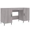 Desk Grey Sonoma 140x50x75 cm Engineered Wood - Stylish & Durable