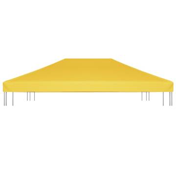 Durable Yellow Gazebo Top Cover 4x3m | Water Resistant Canopy