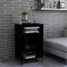 Sideboard Black 57x35x90 cm Engineered Wood Colour black Quantity in Package 1 