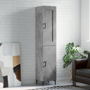 Highboard Concrete Grey - Stylish Storage Solution