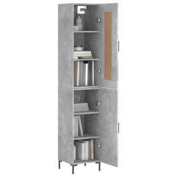 Highboard Concrete Grey - Stylish Storage Solution