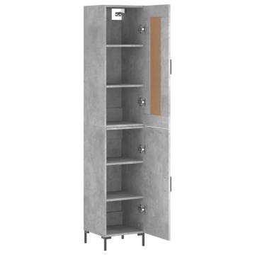 Highboard Concrete Grey - Stylish Storage Solution