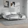 Grey Sonoma Bed Frame 140x200 cm | Durable Engineered Wood