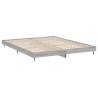 Grey Sonoma Bed Frame 140x200 cm | Durable Engineered Wood