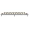 Grey Sonoma Bed Frame 140x200 cm | Durable Engineered Wood