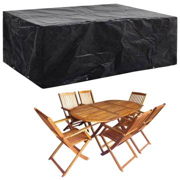 Durable Garden Furniture Covers (2 pcs) | 8 Eyelets - 242x162x100 cm