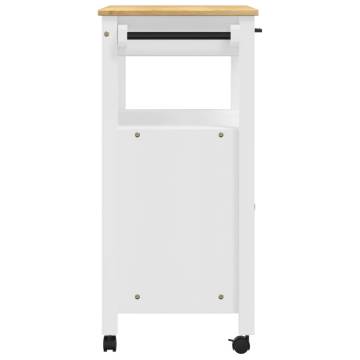 MONZA Kitchen Trolley - Solid Pine Wood - 84x40x90 cm