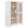 Stylish White Book Cabinet - 82.5x30.5x150 cm | HipoMarket