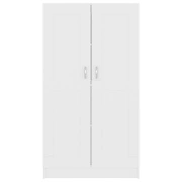 Stylish White Book Cabinet - 82.5x30.5x150 cm | HipoMarket