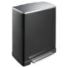 EKO E-Cube 50 L Matte Black Pedal Bin | Stylish & Functional