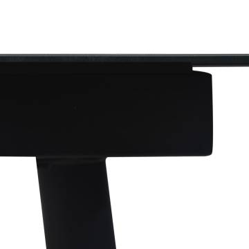 Stylish Black Garden Dining Table - 190x90 cm | HipoMarket