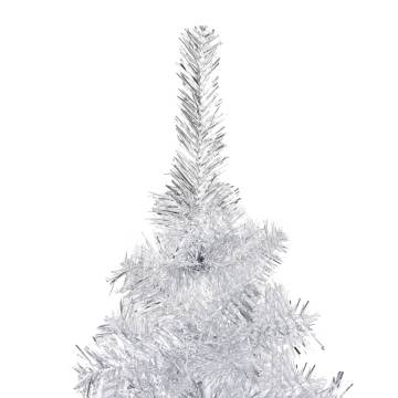 Pre-lit Silver Christmas Tree with Ball Set - 180 cm