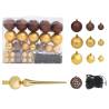 Pre-lit Silver Christmas Tree with Ball Set - 180 cm