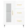 Stylish Highboard High Gloss White | 69.5x34x180 cm - Hipomarket