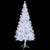 Pre-lit 180cm White Christmas Tree with Gold Ball Set | HipoMarket