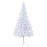 Pre-lit 180cm White Christmas Tree with Gold Ball Set | HipoMarket