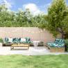 6 Piece Garden Lounge Set Impregnated Wood Pine Colour dark brown Number of 6 