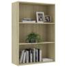 3-Tier Book Cabinet Sonoma Oak - Modern & Stylish Design