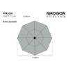 Madison Parasol Paros II Luxe 300 cm Grey - Premium Outdoor Umbrella