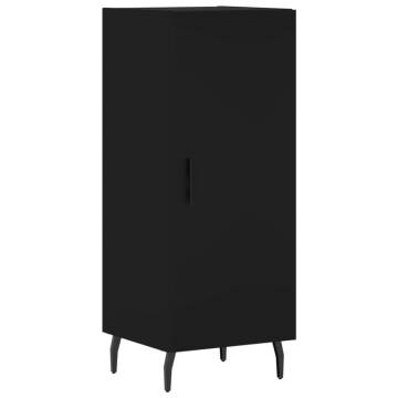 Elegant Highboard Black 34.5x34x180 cm | Hipomarket UK