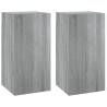 Stylish Grey Sonoma TV Cabinets - 2 pcs | Hipo Market