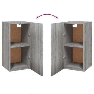 Stylish Grey Sonoma TV Cabinets - 2 pcs | Hipo Market