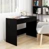 Desk Black 101x50x76.5 cm Engineered Wood Colour black 