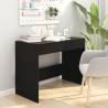 Black Desk 101x50 cm - Sturdy Engineered Wood Table