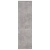 Concrete Grey Book Cabinet & Room Divider - 60x30x103 cm