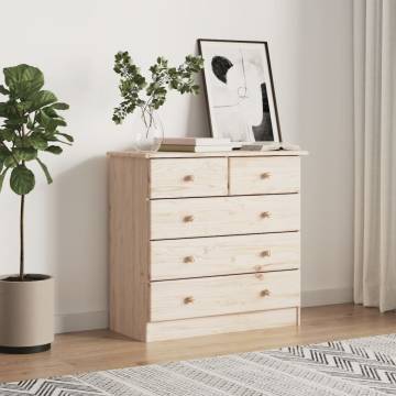 Chest of Drawers ALTA - Solid Pine Wood | Hipo Market