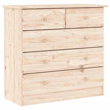 Chest of Drawers ALTA - Solid Pine Wood | Hipo Market