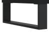 Elegant Highboard in Black - 34.5x34x180 cm | Hipo Market